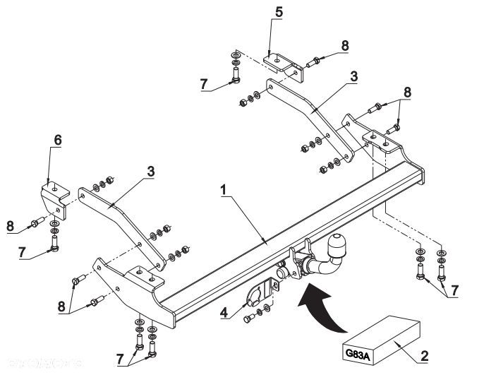 MARKOWY NOWY AUTO hak holowniczy + MODUŁ 13PIN + ADAPTER 13/7P FIAT TALENTO II 2 L1+L2 od2016 SŁUPSK - 11