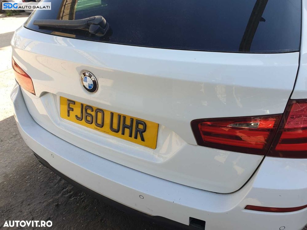 Hayon Haion Portbagaj Dezechipat cu Luneta Geam Sticla BMW Seria 5 F11 2009 - 2017 Culoare 300 Alpinweiss [C5253] - 2