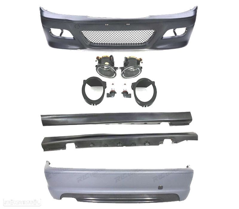 KIT DE CARROÇARIA BMW E46 COUPE 99-07 SEM PDC LOOK M3 - 3