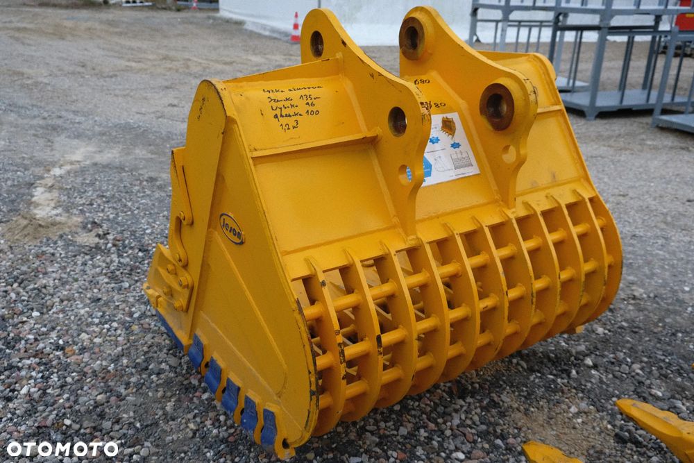 łyżka ażurowa miller 1,2m3 do koparki 0d 20do30 ton - 2