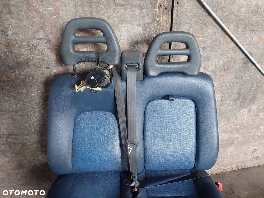 FOTEL KANAPA PASAŻERA PODWÓJNY + PASY PEUGEOT BOXER I LIFT - 6