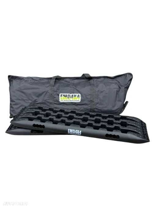 Set rampe de tracțiune 107 cm, max 10000 kg, cu husă, negru Emd4x4 - 1