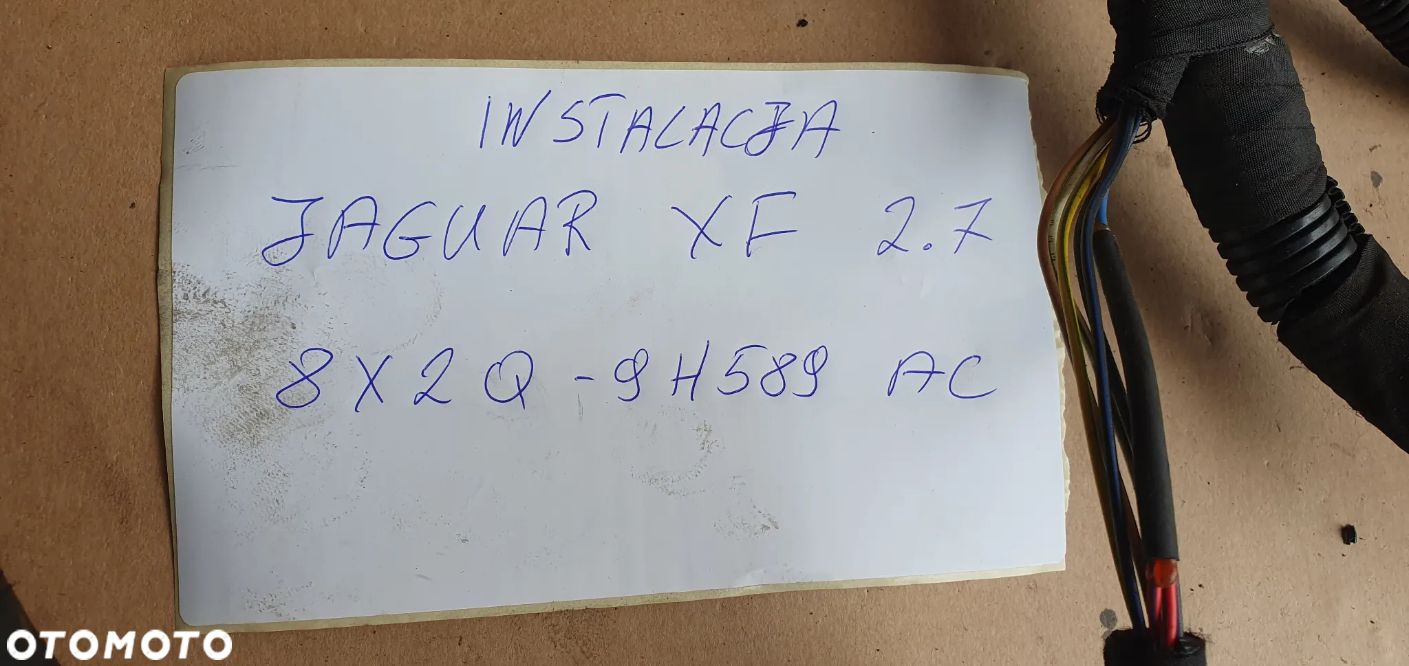 Wiązka instalacja silnika Jaguar XF X250 2.7 TDV6 8X2Q-9H589-AC - 11