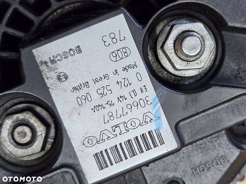 Volvo S60 V70 S80 XC90 2.4 T D D5 140A  alternator 0124525001 30667787  30658085 - 8