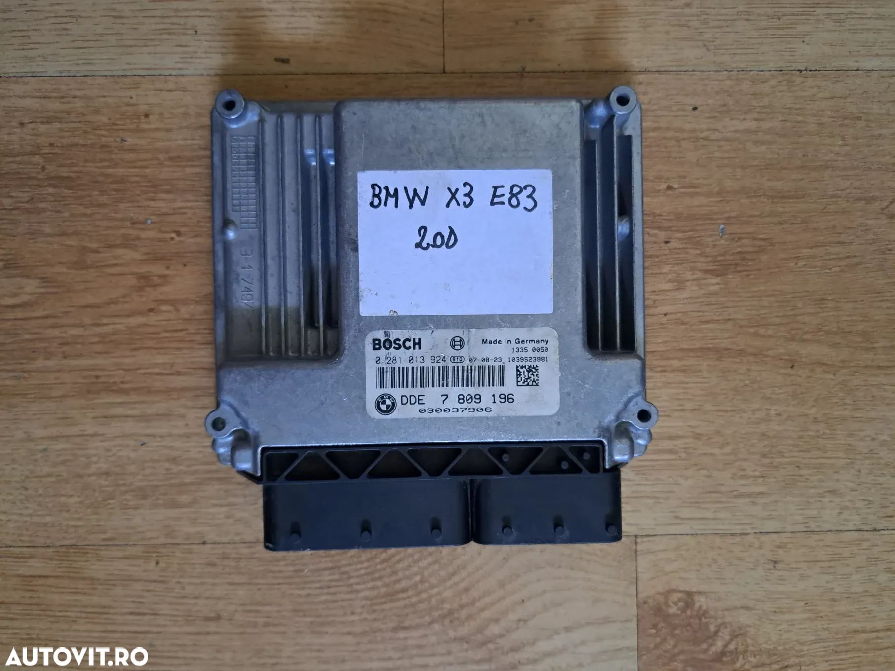Calculator ECU motor unitate DDE originala BMW X3 E83 LCI 143cp 177cp - 1