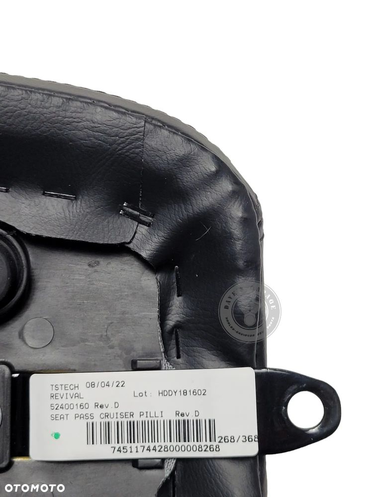 Siedzenie kanapa Harley Davidson Softail FLFB FLFBS Fat Boy Milwuakee 52000333 52400160 - 5
