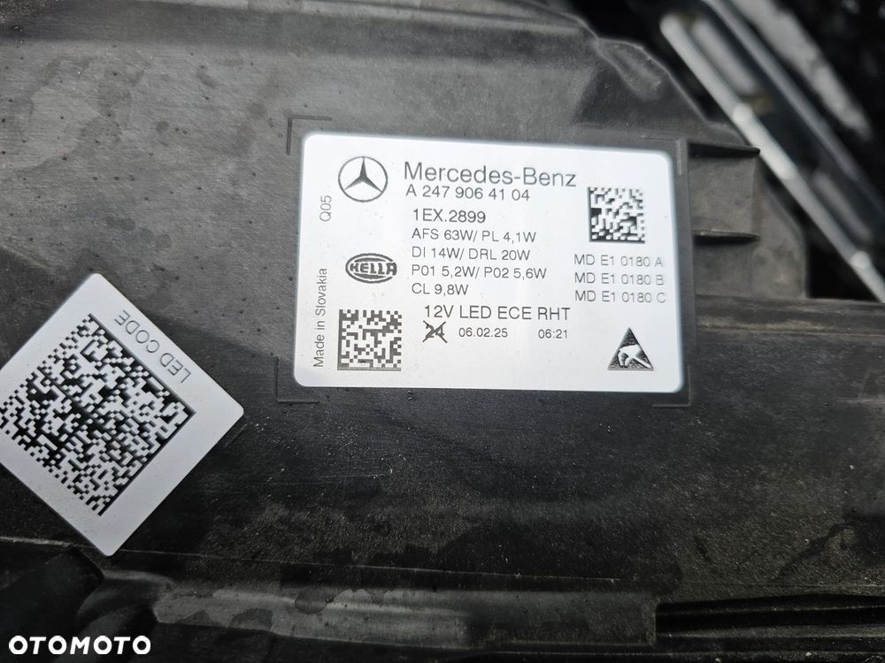 zderzak maska lampa pas komplet mercedes gla 247 lift pakiet amg multibeam - 15