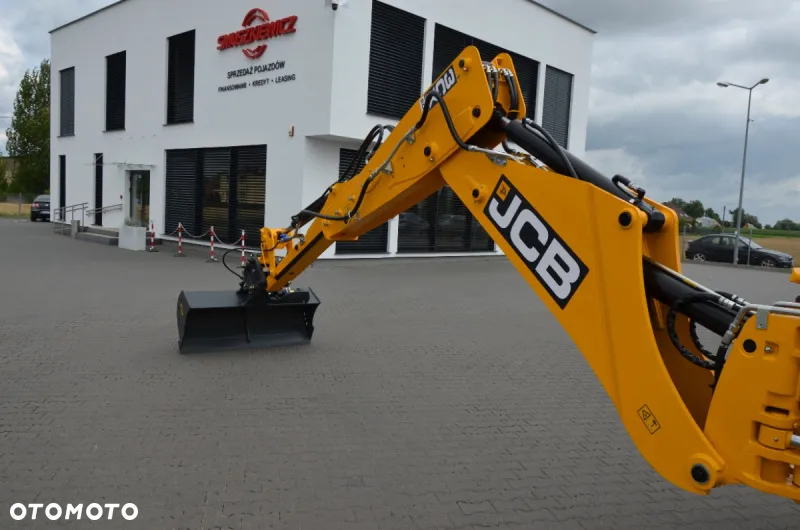 JCB WYNAJEM DŁUGOTERMINOWY 3CX AEC 2024r KLIMA, SZYBKOZŁĄCZE, 3 ŁYŻKI, UCHYLNA SKARPÓWKA - 5