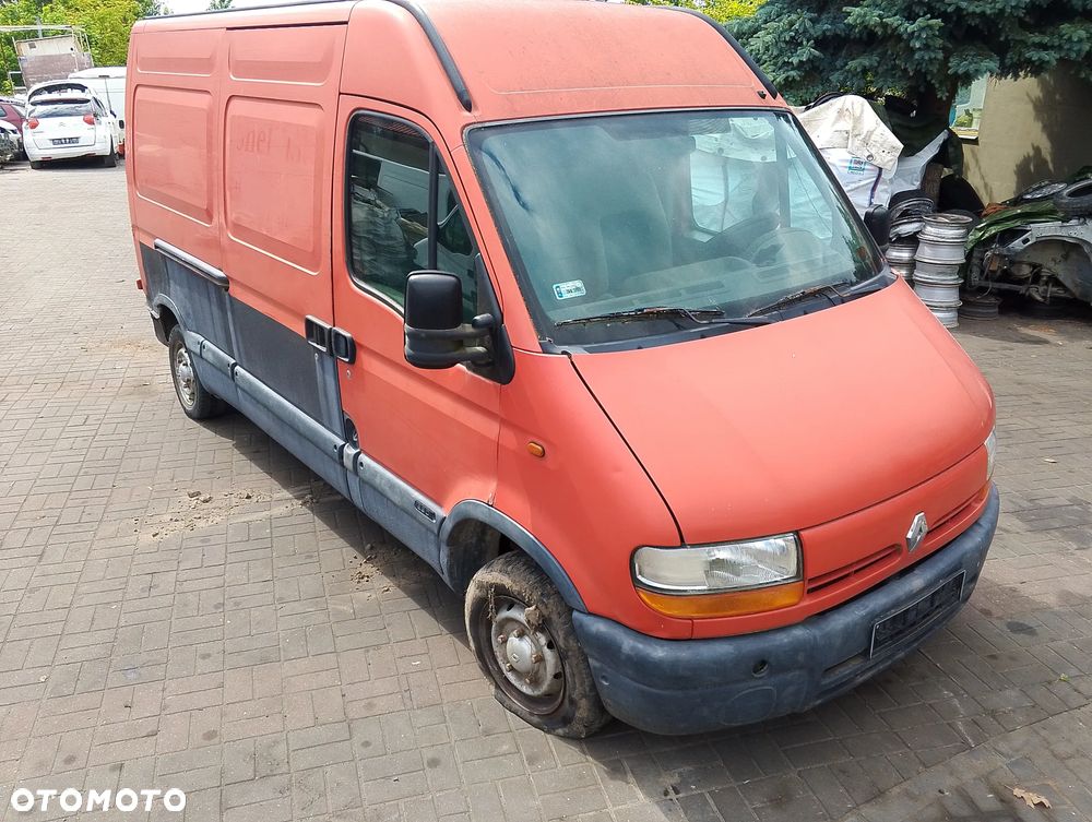 KOMPLETNY PRZÓD Renault Master II (Przed Lift) (97-03r.) 719,  0719 kolor lakier Czerwony Europa MASKA ZDERZAK ATRAPA GRILLA GRILL BŁOTNIKI LAMPY PAS PRZEDNI BELKA CHŁODNICE WZMOCNIENIE CZOŁOWE do założenia bez malowania. - 6