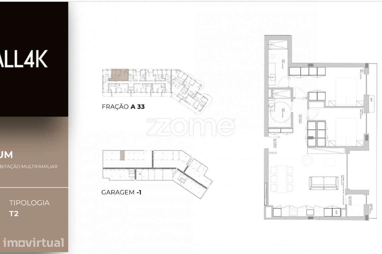 Apartamento T2 em construção em Oliveira do Douro, Vila Nova de Gai... - Grande imagem: 2/17