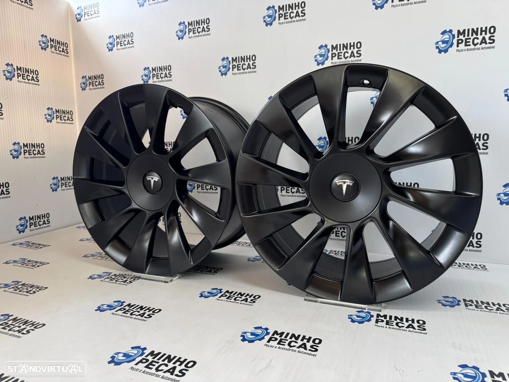 Jantes Tesla Model 3 em 19 (5x114.3) Preto Matte - 2