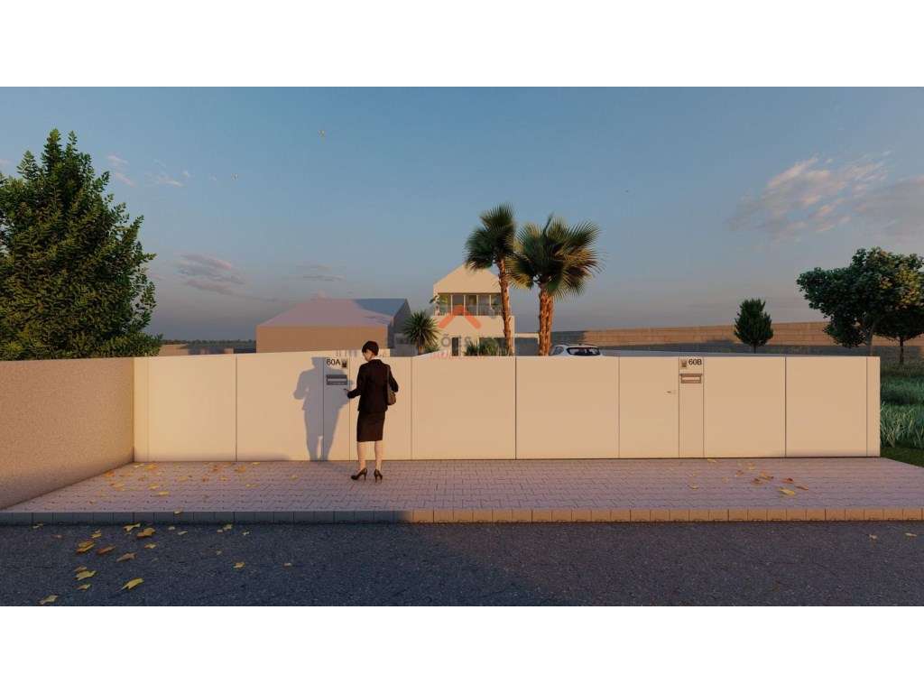 Terreno com Projecto Aprovado para Moradia Bifamiliar - Grande imagem: 3/29