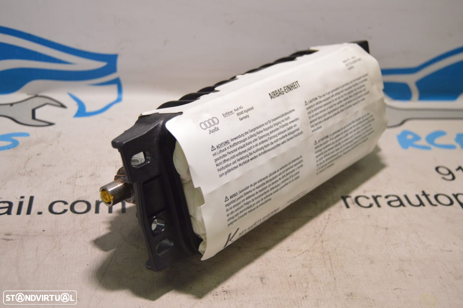 AIRBAG PASSAGEIRO 8T0880204A 8T0880204 100789712 1007897 J72K030621 AUDI A5 8T3 3.0 TDI QUATTRO 240CV CAP CAPA A4 B8 - 2