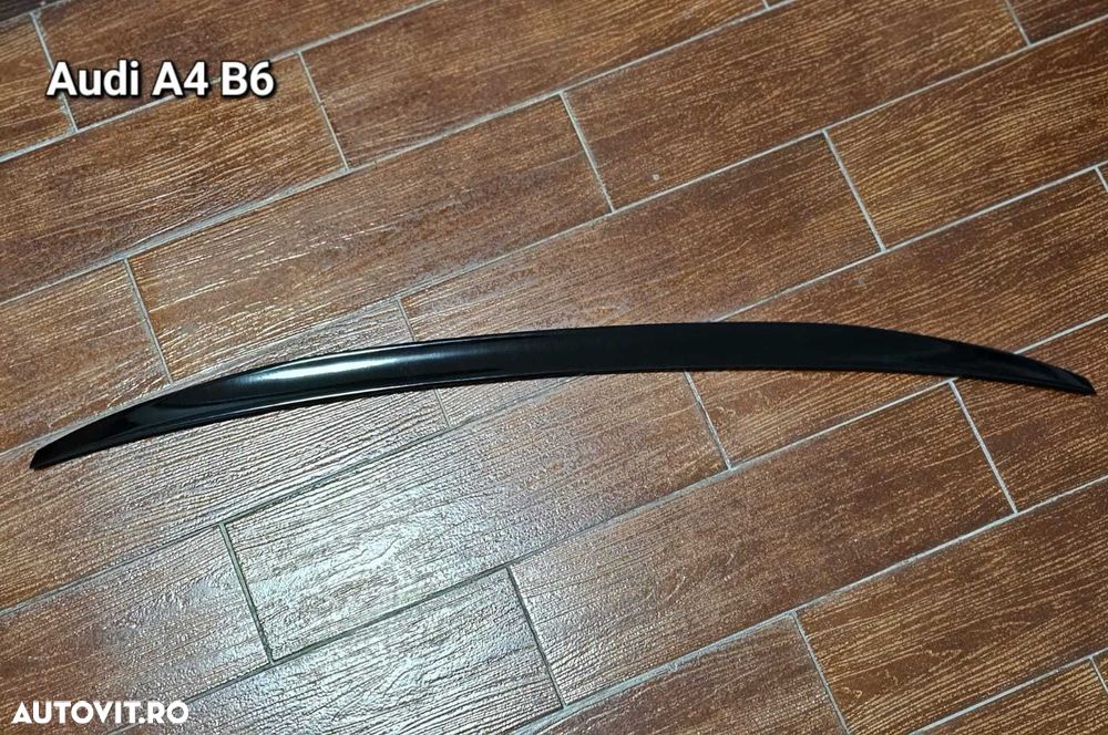 Eleron pentru Portbagaj Audi A4 B6 negru lucios - 4