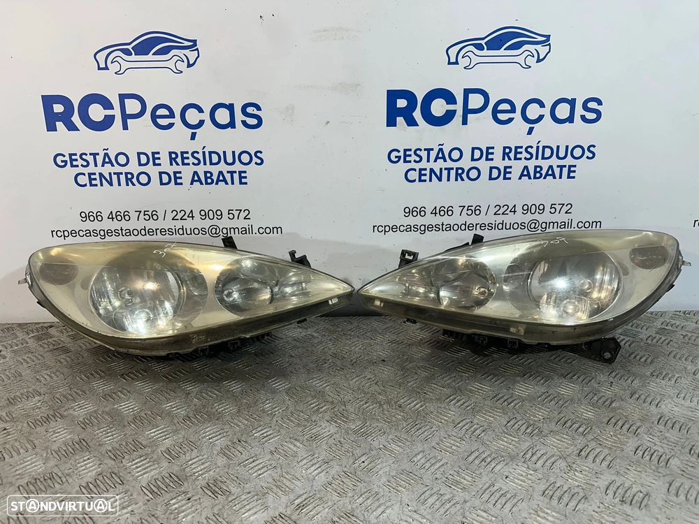 .Oticas Farol Frente Frontal Esquerda Direita Original PSA Peugeot 307 9634369280 9634369380 2000 a 2005 - 16