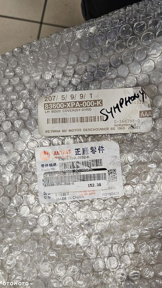 Ogon owiewka Sym Symphony 50 125 200  83600-XPA-0000 - 7