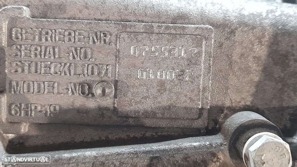 CAIXA VELOCIDADES AUTOMATICA BMW SERIE 3 E90 320i 16V 150CV N45B20A 074ZQC 0755317ZQC 6HP19 0755312 010022 1071012074ZQC 7556043 7556039 SERIE 3 E91 SERIE 1 E87 E81 E82 E88 - 7