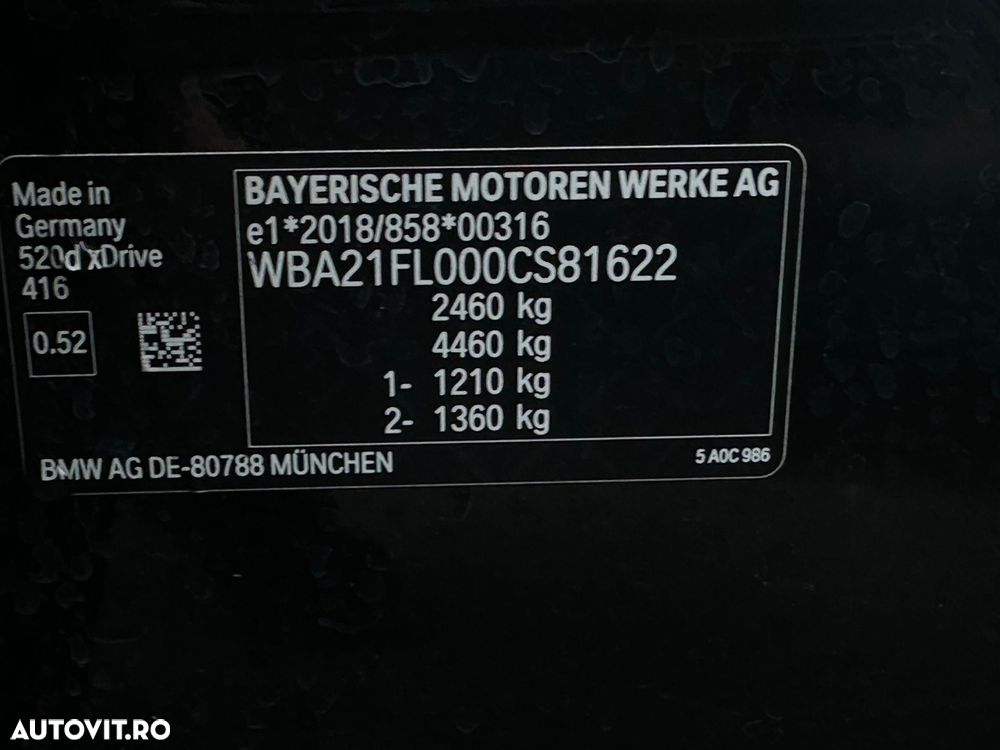 BMW Seria 5 520d xDrive AT MHEV - 15