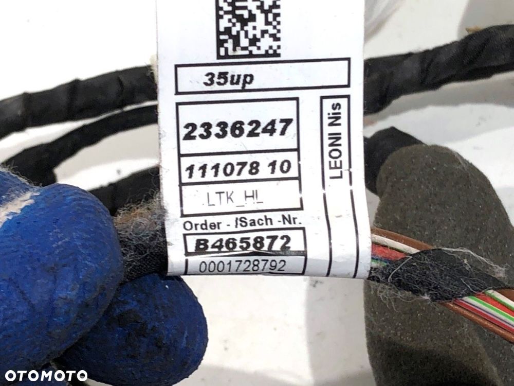 WIĄZKA DRZWI TYŁ LEWY  BMW 5 (G30, F90) 2016 - 2022 530 e Plug-in-Hybrid 135 kW [184 KM] Hybryda - 4