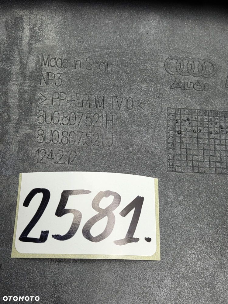 Audi Q3 11-14r s-line 8V0807521H 4xpdc dokładka  dyfuzor zderzaka tył tylny - 7