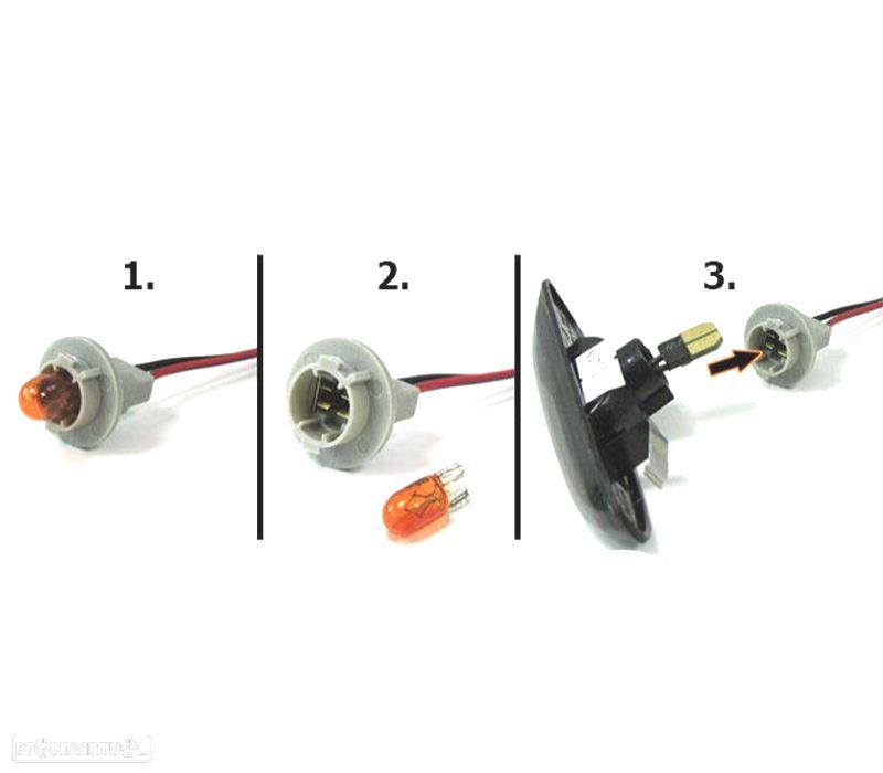 PISCAS LATERAIS LED PARA PORSCHE 911 996 + BOXSTER 986 - 3