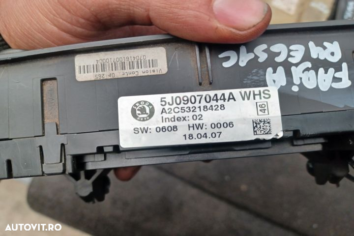 Comanda AC 5J0907044A 5J0907044A Skoda Fabia 5J [facelift] [2010 - 20 - 5