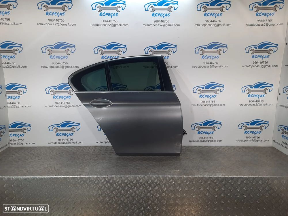 PORTA PORTAS TRASEIRA TRÁS DIREITA BMW SERIE 5 F10 SEDAN CARRO FECHO ELEVADOR MOTOR PUXADOR VIDRO ESCURECIDO - 7