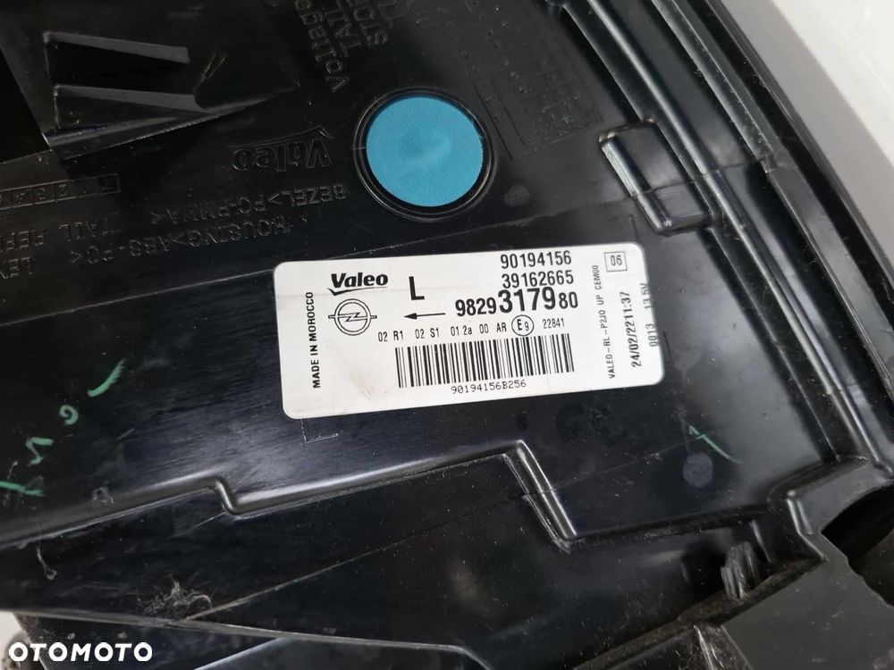 LAMPA TYLNA TYŁ LEWA OPEL CORSA F 9829317980 ŁADNA - 8