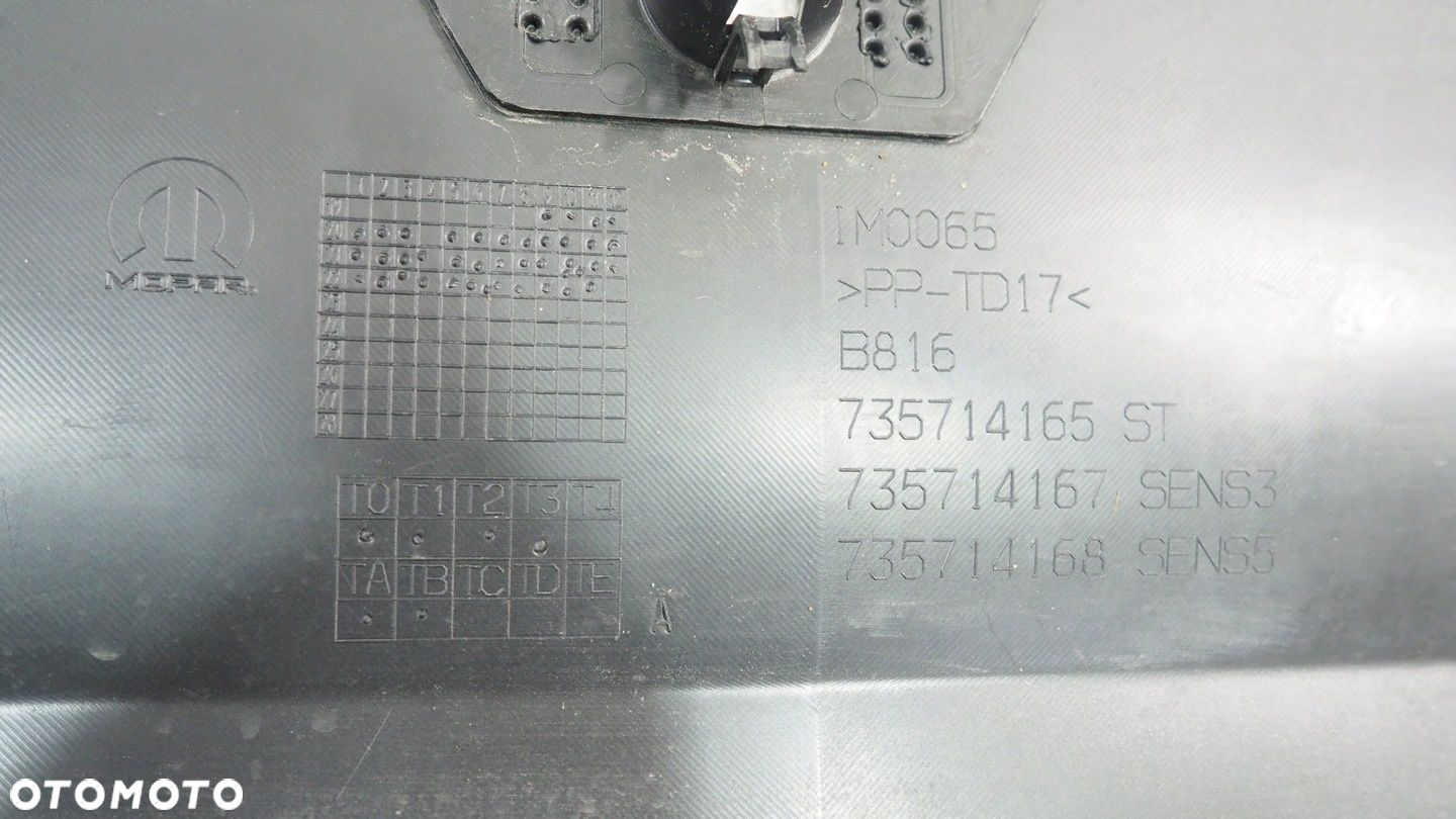 Fiat 500E II Electric zderzak tył tylny 735714165 - 9