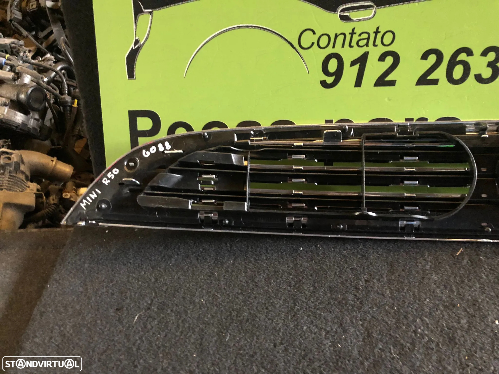 MINI R50 GRELHA DA FRENTE CROMADA - G088 - 8