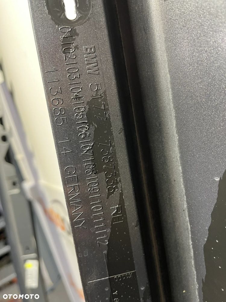 BMW 5 G30 G31 LISTWA PROGOWA PRAWA 51777387338 - 4