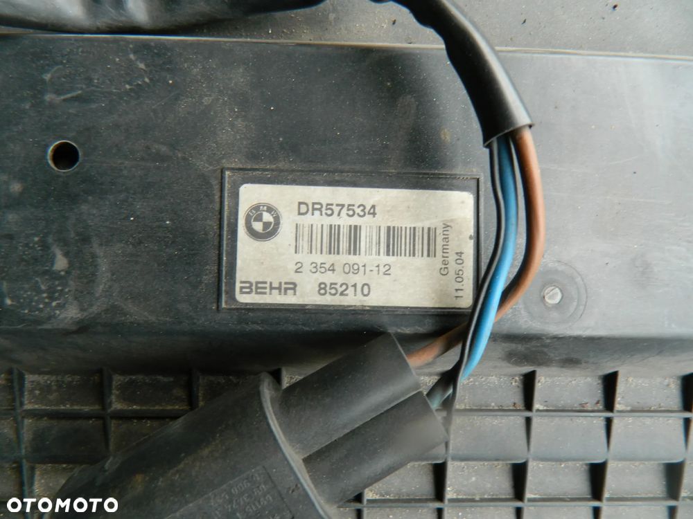 BMW E65 7 3.0 D M57 Chłodnice Komplet Woda IC Wentylator - 2