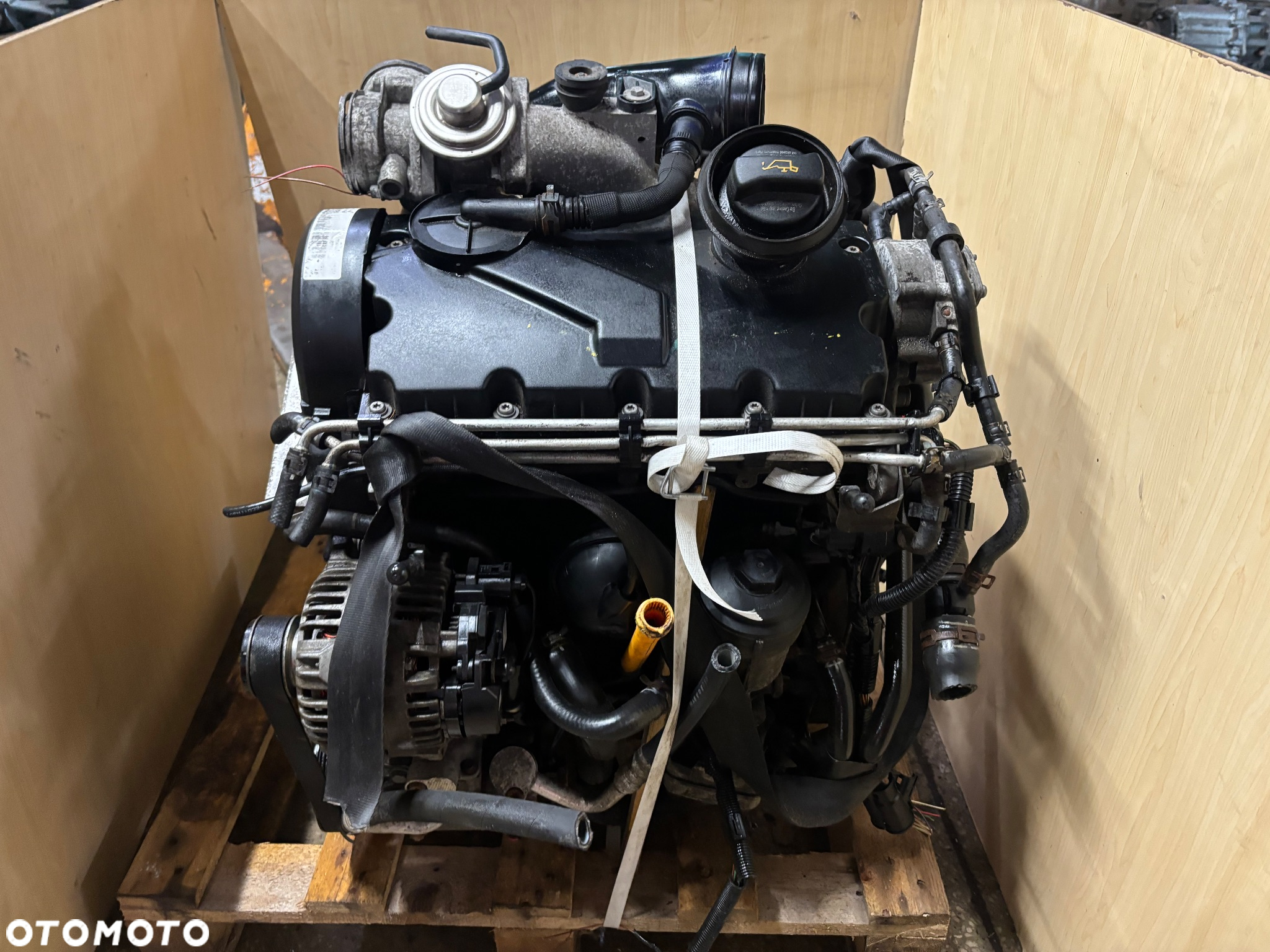 Silnik kompletny vw seat skoa Fabia Ibiza Polo 1.9 tdi  BSW 06r - 4