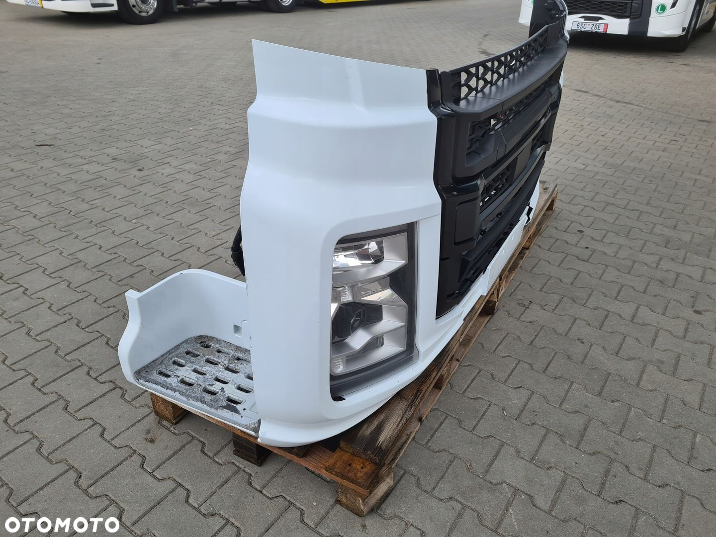 ZDERZAK PRZÓD KOMPLETNY LAMPA XENON LED GRILL BELKA FORD F MAX 500 TRUCKS - 3