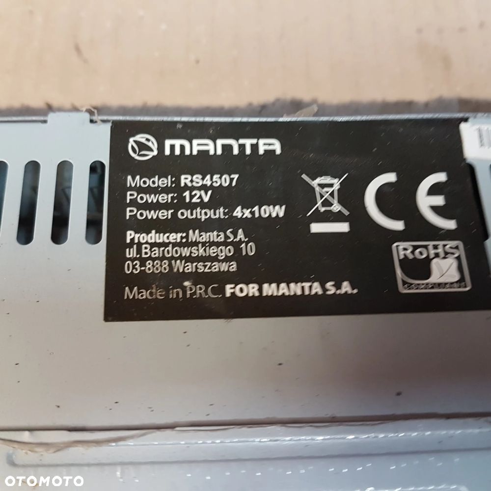 radio kenwood kdc-w3037a cd manta RS4507 usb karta pamięci 4x10w - 5