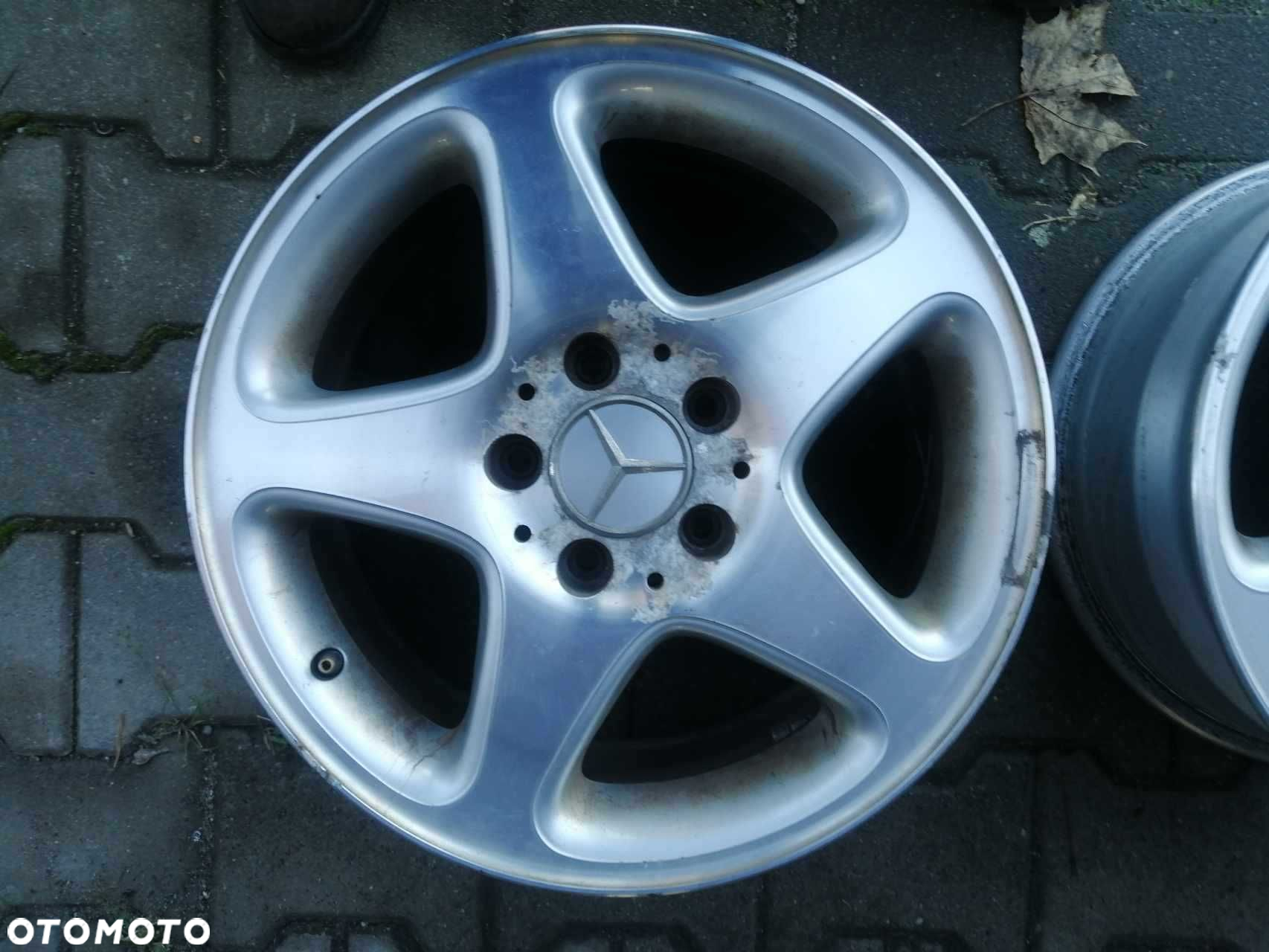Felgi Mercedes 16 cali aluminiowe rozstaw 5x112 oryginał komplet - 6