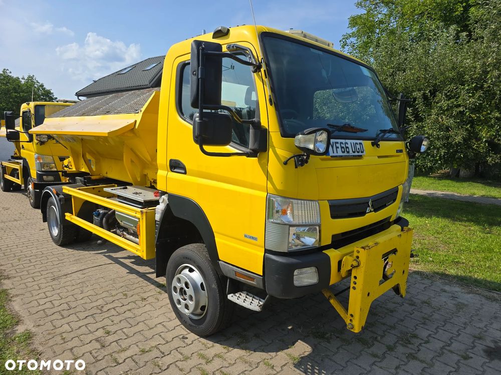 Mitsubishi 4x4 canter fuso daily 6c18 pługopiaskarka piaskarka solarka hydraulika econ Schmidt - 14