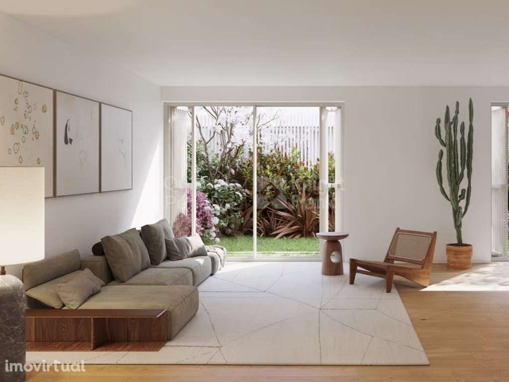 Apartamento T2 Duplex com jardim e piscina comum, Alcântara - Grande imagem: 2/19