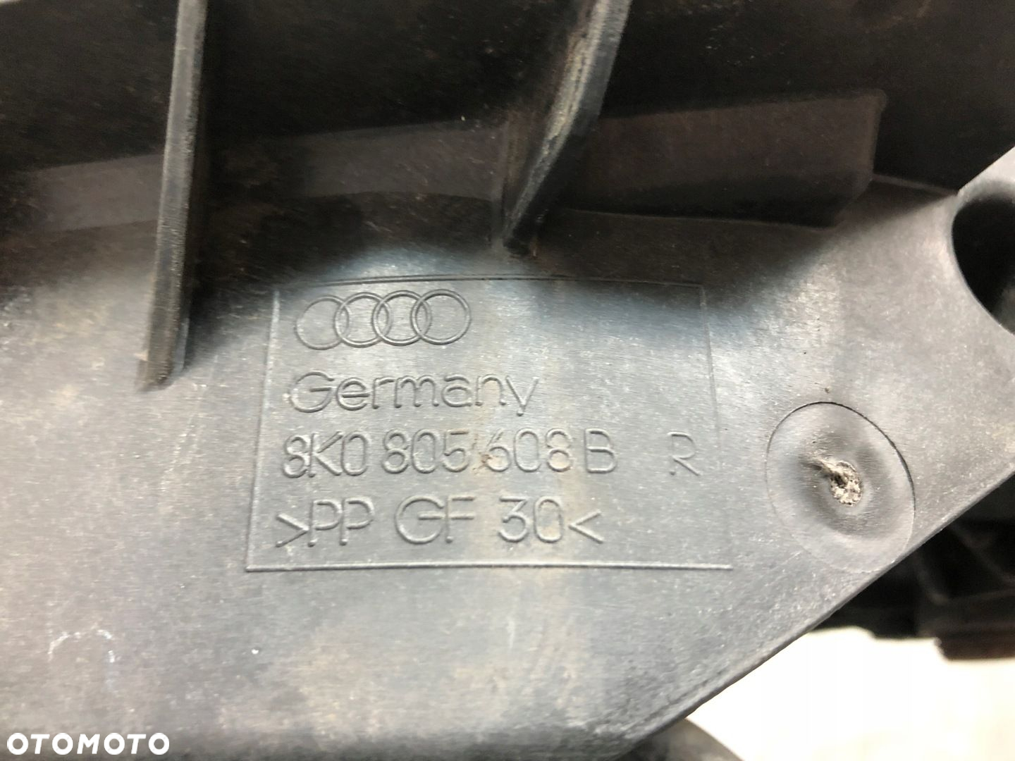 ŚLIZG LAMPY PRAWY PRZEDNI SPRYSKIWACZ AUDI A4 B8 LIFT 8K0805608B 8K0955102D - 7