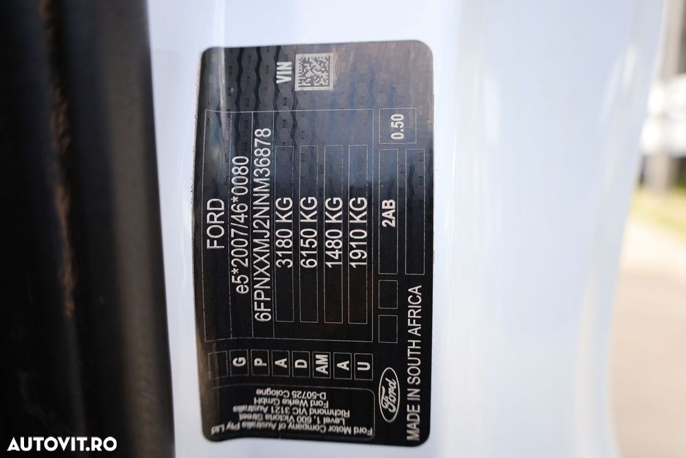 Ford Ranger Pick-Up 2.0 EcoBlue 170 CP 4x4 Cabina Simpla - 20