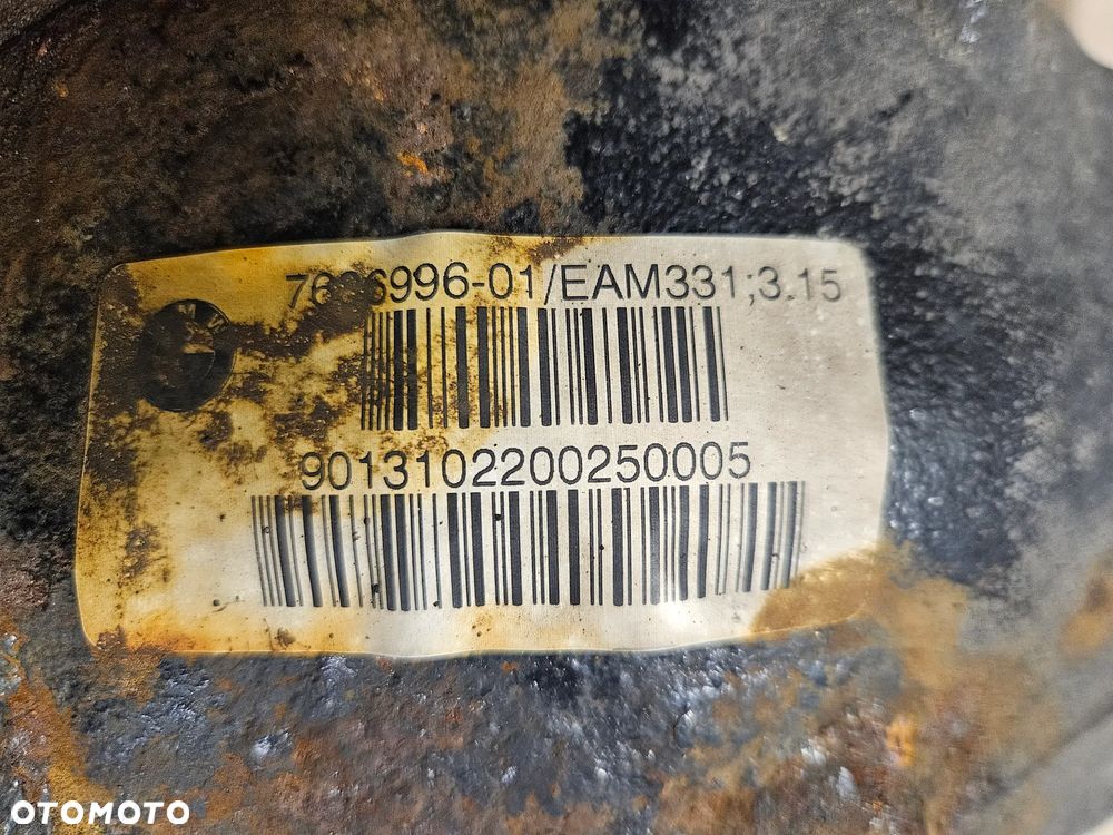BMW X5 F15 X6 F16 M50D  3.0 D dyfer dyferencjał most tył tylny  3,15 7636996 - 2