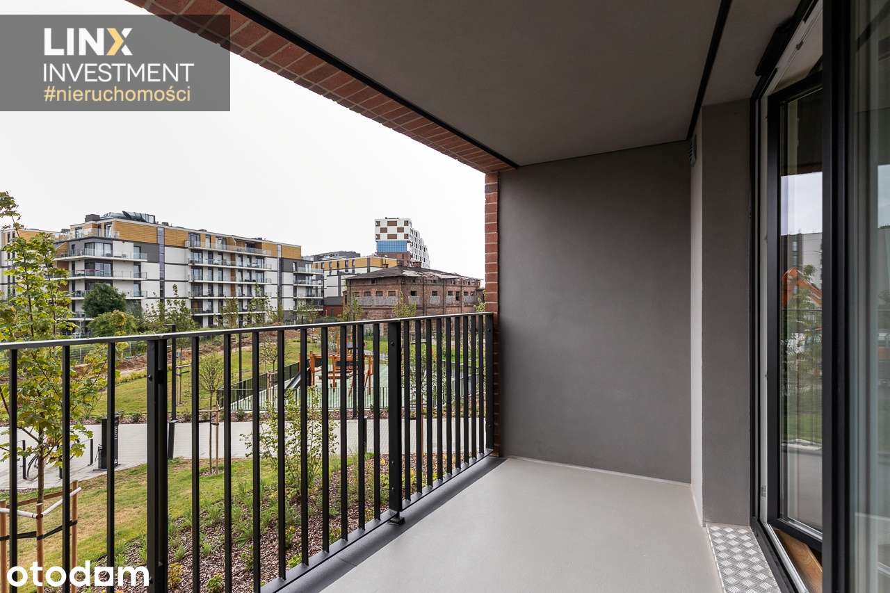 Nowoczesne mieszkanie typu studio 35 m2, WITA, balkon, klimatyzacja