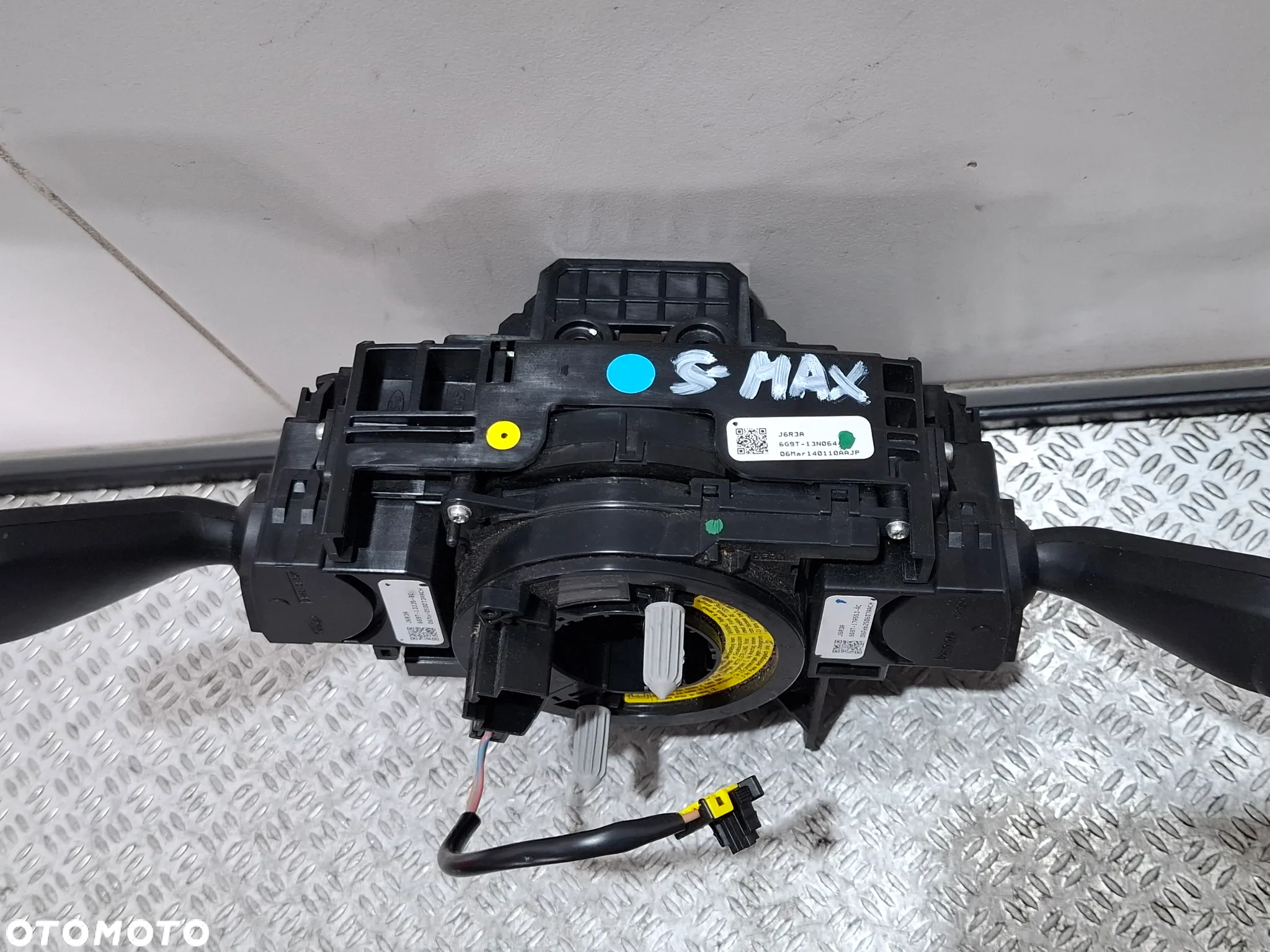 Przełącznik zespolony Taśma zwijak Ford S - MAX MK1 2006 rok nr 6G9T13N064 - 3