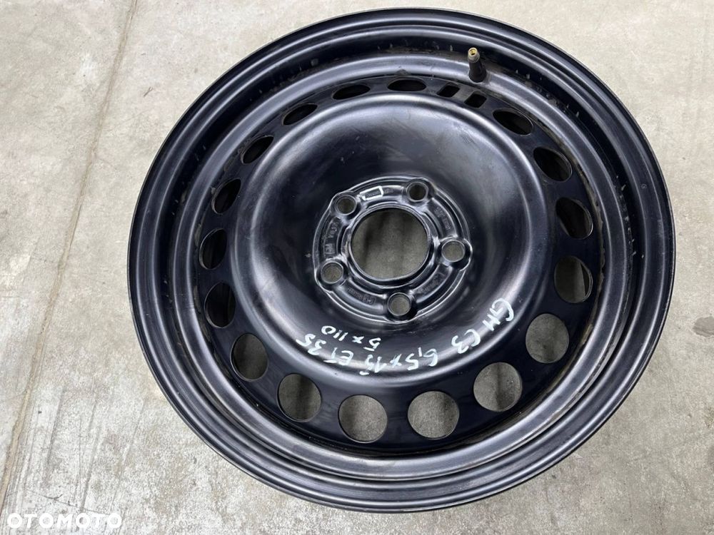 Felga Opel Astra H G Vectra Zafira Meriva B 6,5jx15 5x110 ET35 felga stalowa 15 cali 2150168 - 6