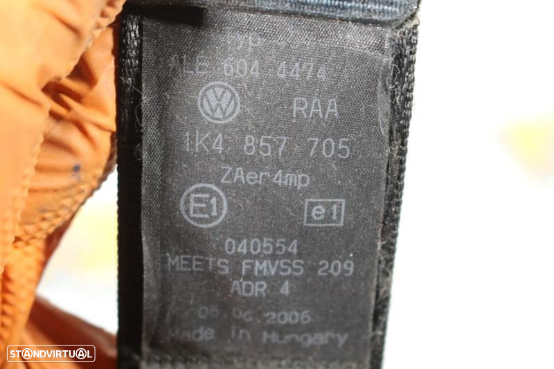 Cintos Frontais Volkswagen Golf V (1K1)  Cinto Da Frente Vw Golf 5 De - 8