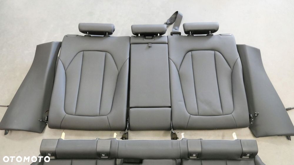 bmw x3 g01 tapicerka kanapa tylna leatherette czarna ekoskóra k8sw - 4