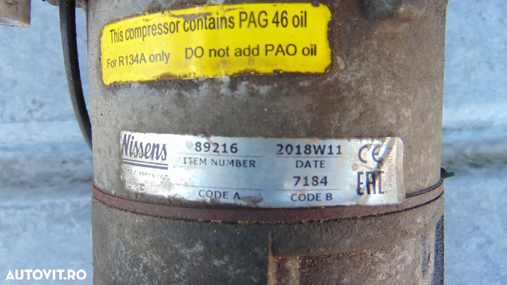 Compresor clima Opel Zafira B 2005-2011 COD 2018W11 - 3