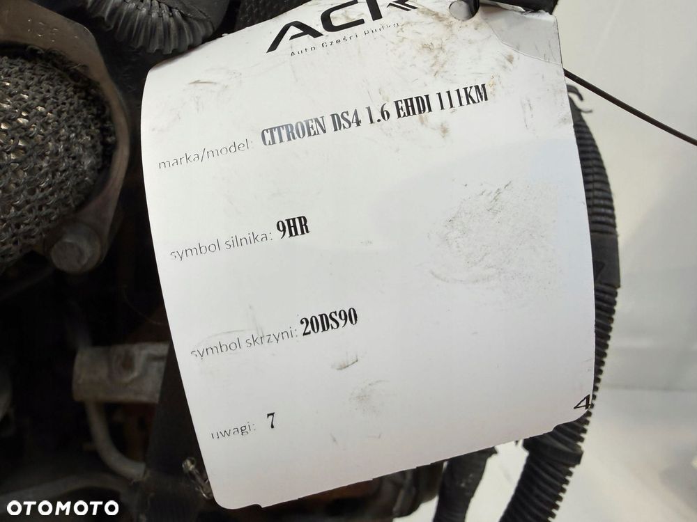 SILNIK 9HR 9H05 Citroen C4 II DS3 DS4 DS5 C5 Berlingo III 1.6 HDI eHDI - 16