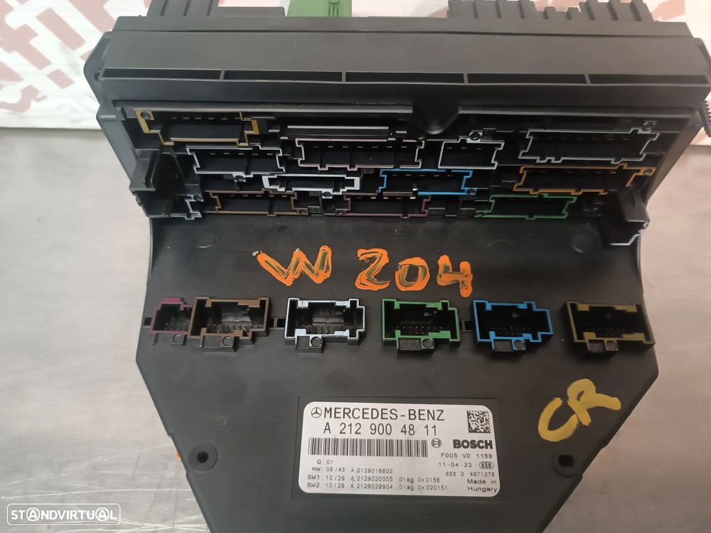 CAIXA DE FUSIVEIS MERCEDES CLASSE E / C W204 W212 REF- A2129004811 - 3