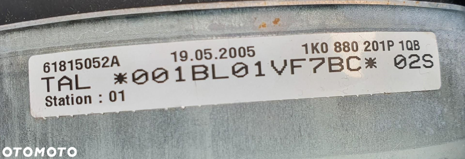 PODUSZKA AIRBAG AIR BAG KIEROWCY VW GOLF V 1K0880201P - 4